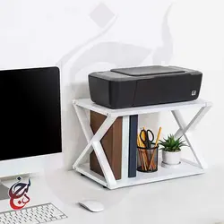 استند پرینتر چوب و فلز طرح تینو مدل PS-1002 - سنجد چوب