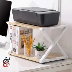 استند پرینتر چوب و فلز طرح تینو مدل PS-1002 - سنجد چوب