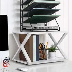 استند پرینتر چوب و فلز طرح تینو مدل PS-1002 - سنجد چوب