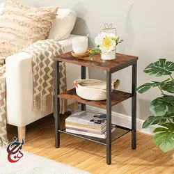 میز کنار مبلی چوب و فلز طرح سورن مدل ST-1010 - سنجد چوب