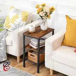میز کنار مبلی چوب و فلز طرح سورن مدل ST-1010 - سنجد چوب