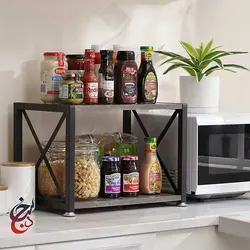 استند پرینتر چوب و فلز طرح تیرداد مدل PS-1005 - سنجد چوب