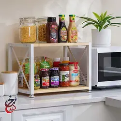 استند پرینتر چوب و فلز طرح تیرداد مدل PS-1005 - سنجد چوب