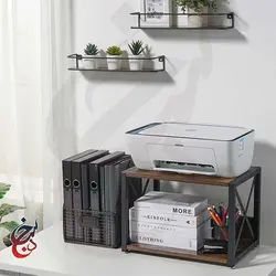 استند پرینتر چوب و فلز طرح تیرداد مدل PS-1005 - سنجد چوب