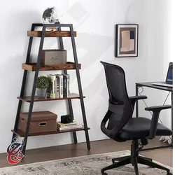 استند گلدان چوب و فلز طرح لیلیوم مدل fs-1002 - سنجد چوب