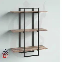 شلف دیواری طرح هورتاش مدل wsh-1006 - سنجد چوب