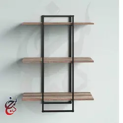 شلف دیواری طرح هورتاش مدل wsh-1006 - سنجد چوب