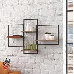 شلف دیواری طرح هژیر مدل wsh-1001 - سنجد چوب
