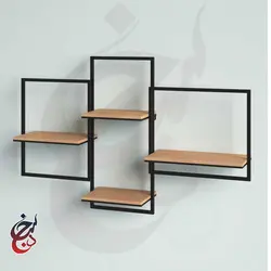 شلف دیواری طرح هژیر مدل wsh-1001 - سنجد چوب