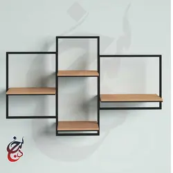 شلف دیواری طرح هژیر مدل wsh-1001 - سنجد چوب