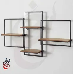 شلف دیواری طرح هژیر مدل wsh-1001 - سنجد چوب