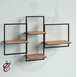 شلف دیواری طرح هژیر مدل wsh-1001 - سنجد چوب