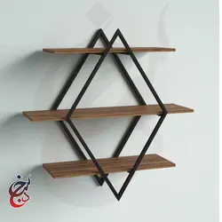 شلف دیواری طرح هربد مدل wsh-1002 - سنجد چوب