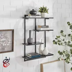 شلف دیواری طرح هیرمند مدل wsh-1010 - سنجد چوب