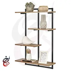 شلف دیواری طرح هیرمند مدل wsh-1010 - سنجد چوب