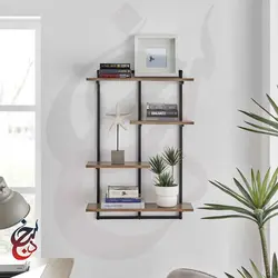 شلف دیواری طرح هیرمند مدل wsh-1010 - سنجد چوب