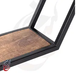 شلف دیواری طرح هلاله مدل wsh-1008 - سنجد چوب