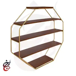 شلف دیواری طرح هور مدل wsh-1007 - سنجد چوب