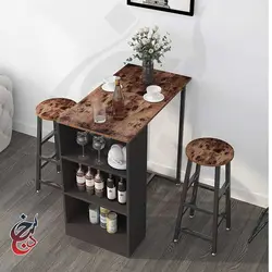 میز ناهارخوری طرح هیوا مدل dt-1001 - سنجد چوب