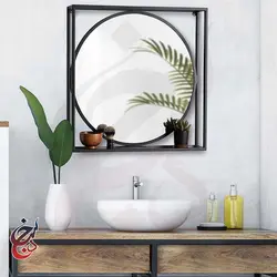 آینه دیواری طرح بلورین مدل mi-1005 - سنجد چوب