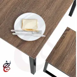 میز ناهارخوری طرح هورمند مدل dt-1003 - سنجد چوب