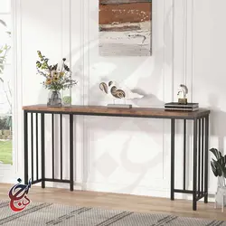 کنسول چوب و فلز طرح کارنیا مدل Co-1015 - سنجد چوب