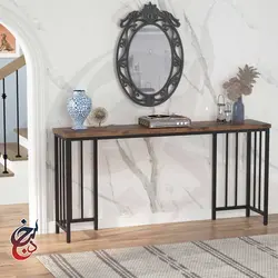 کنسول چوب و فلز طرح کارنیا مدل Co-1015 - سنجد چوب