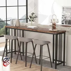 کنسول چوب و فلز طرح کارنیا مدل Co-1015 - سنجد چوب
