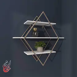 شلف دیواری طرح هوردخت مدل wsh-1017 - سنجد چوب