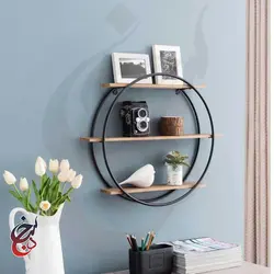 شلف دیواری طرح هیتاسب مدل wsh-1015 - سنجد چوب