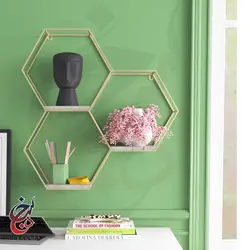شلف دیواری طرح هاوین مدل wsh-1011 - سنجد چوب