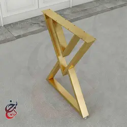 پایه میز فلزی طرح برانوش مدل le-1024 - سنجد چوب
