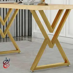 پایه میز فلزی طرح برانوش مدل le-1024 - سنجد چوب