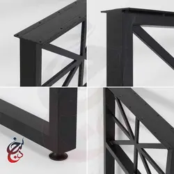 پایه میز فلزی طرح بارشین مدل le-1023 - سنجد چوب