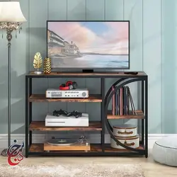کنسول چوب و فلز طرح کیاشا مدل Co-1016 - سنجد چوب