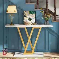کنسول چوب و فلز طرح کیاوش مدل Co-1018 - سنجد چوب