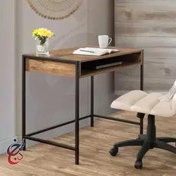میز اداری پایه فلزی طرح آیسل مدل de-1015 - سنجد چوب
