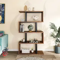 شلف ایستاده طرح پاردیک مدل sh-1028 - سنجد چوب