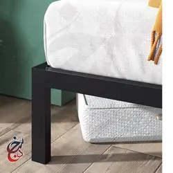 تخت خواب فلزی طرح رامیلا مدل bf-1004 - سنجد چوب