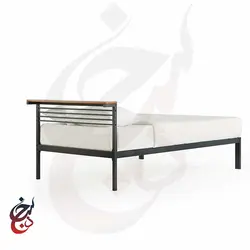 تخت خواب فلزی طرح روژانو مدل bf-1003 - سنجد چوب