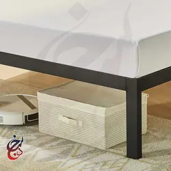 تخت خواب فلزی طرح روژانو مدل bf-1003 - سنجد چوب