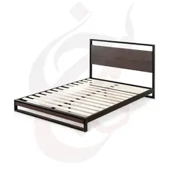 تخت خواب فلزی طرح رونیا مدل bf-1005 - سنجد چوب