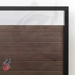 تخت خواب فلزی طرح رونیا مدل bf-1005 - سنجد چوب