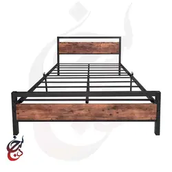 تخت خواب فلزی طرح راسا مدل bf-1002 - سنجد چوب