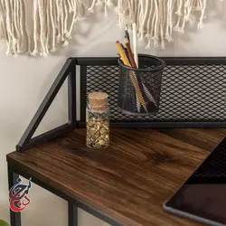 میز اداری پایه فلزی طرح آگرین مدل de-1016 - سنجد چوب