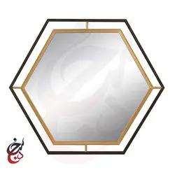 آینه دیواری طرح بهنور مدل mi-1018 - سنجد چوب