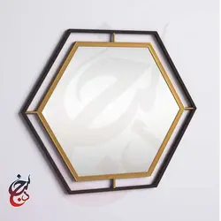 آینه دیواری طرح بهنور مدل mi-1018 - سنجد چوب
