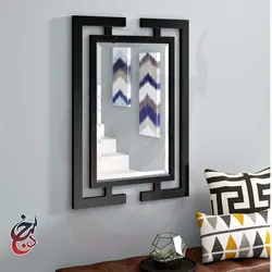 آینه دیواری طرح بهارین مدل mi-1019 - سنجد چوب