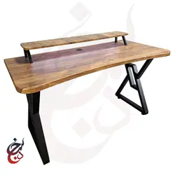 میز پایه فلزی طرح کوروش مدل de-1019 - سنجد چوب