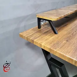 میز پایه فلزی طرح کوروش مدل de-1019 - سنجد چوب